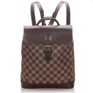Louis Vuitton Vintage - Damier Ebene Soho Backpack - Brown - Leather Backpack